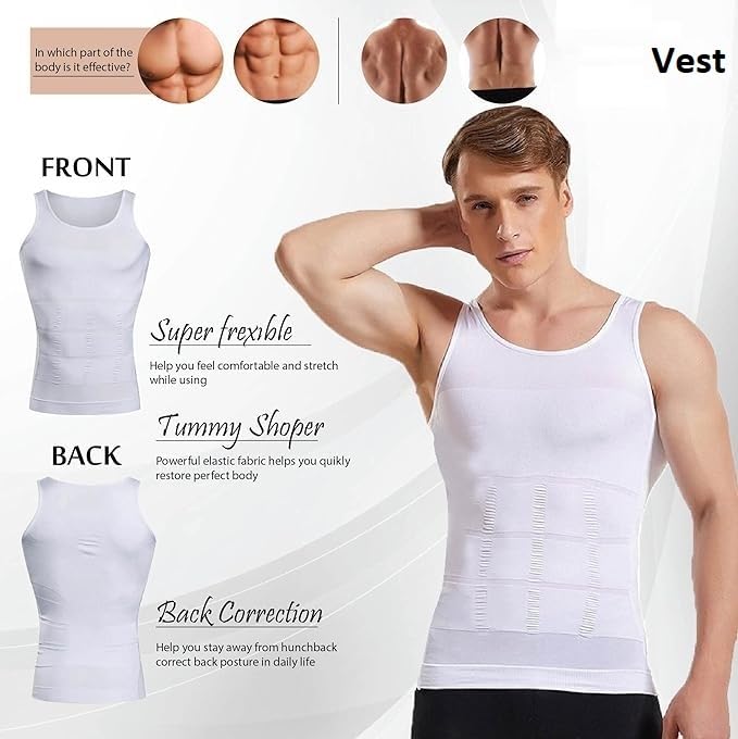 Men's Solid Compression Vests