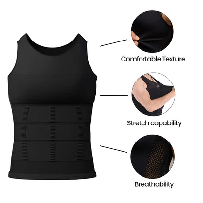 Men's Solid Compression Vests